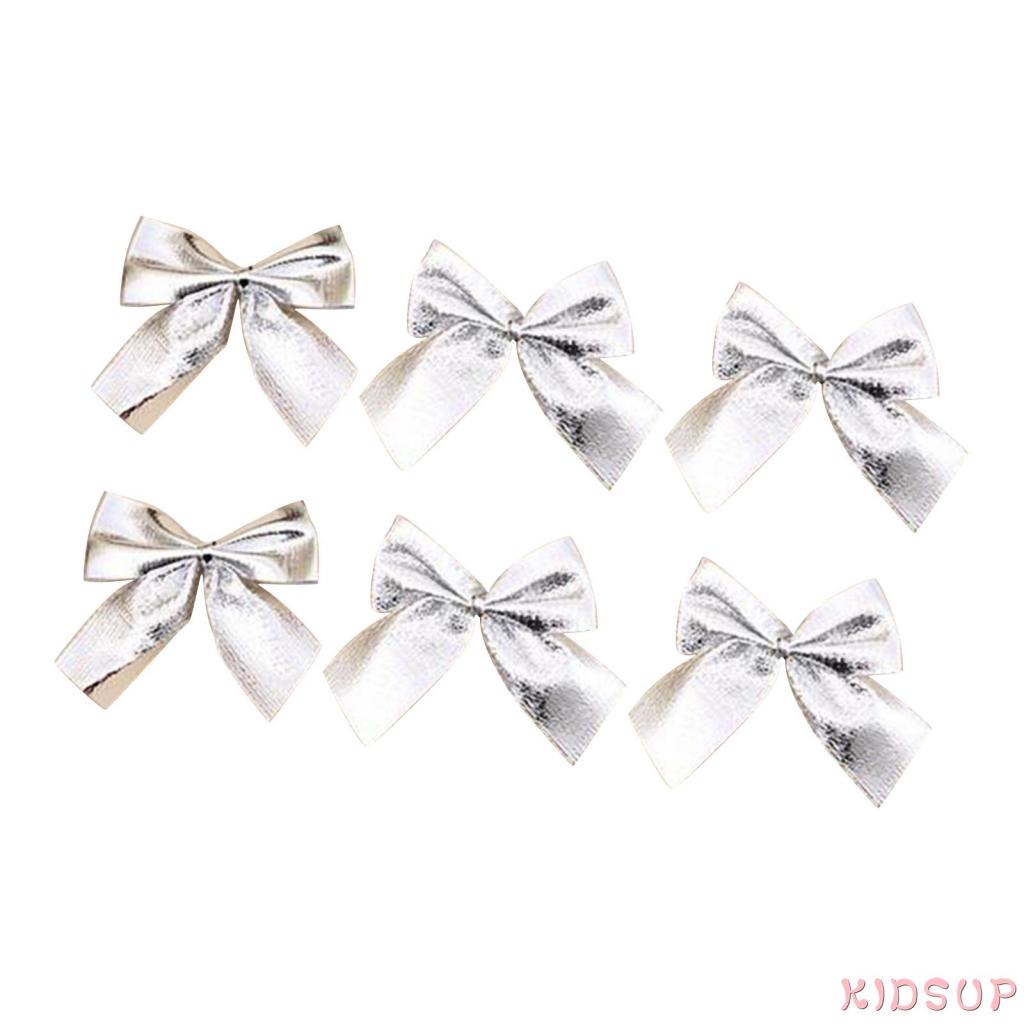 Set 12 nơ treo trang trí cây thông noel bằng nhựa xinh xắn dành cho Giáng Sinh