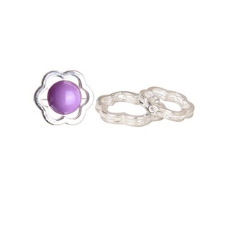 charm hoa 6 cánh bạc 925 size 6-8.5mm