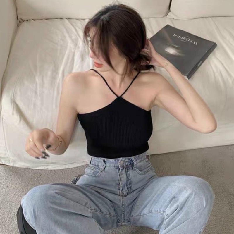 Áo Dây Yếm Chéo Cổ alohashop91