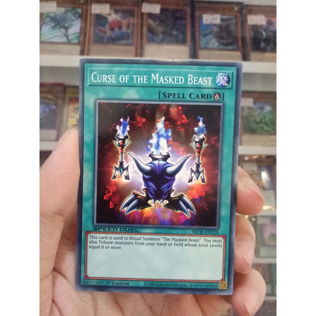 Thẻ Bài Lẻ YugiOh! Mã SBCB-EN120 - Curse of the Masked Beast - Common - 1st Edition