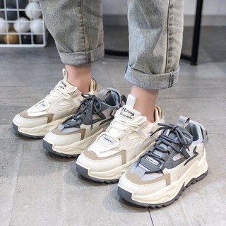 Giày thể thao sneaker nữ đế gồ Gzi