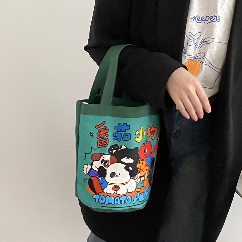 Túi Đựng Hộp Cơm Trưa Cỡ Lớn Thiết Kế Xinh Xắn Tiện Dụng