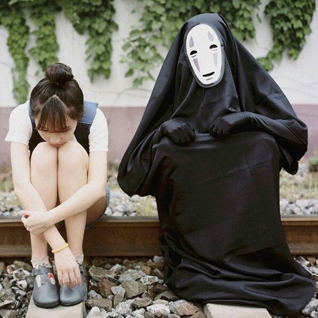 Full Set Vô Diện - Cosplay Vô Diện - set bộ hóa trang vô diện haloween