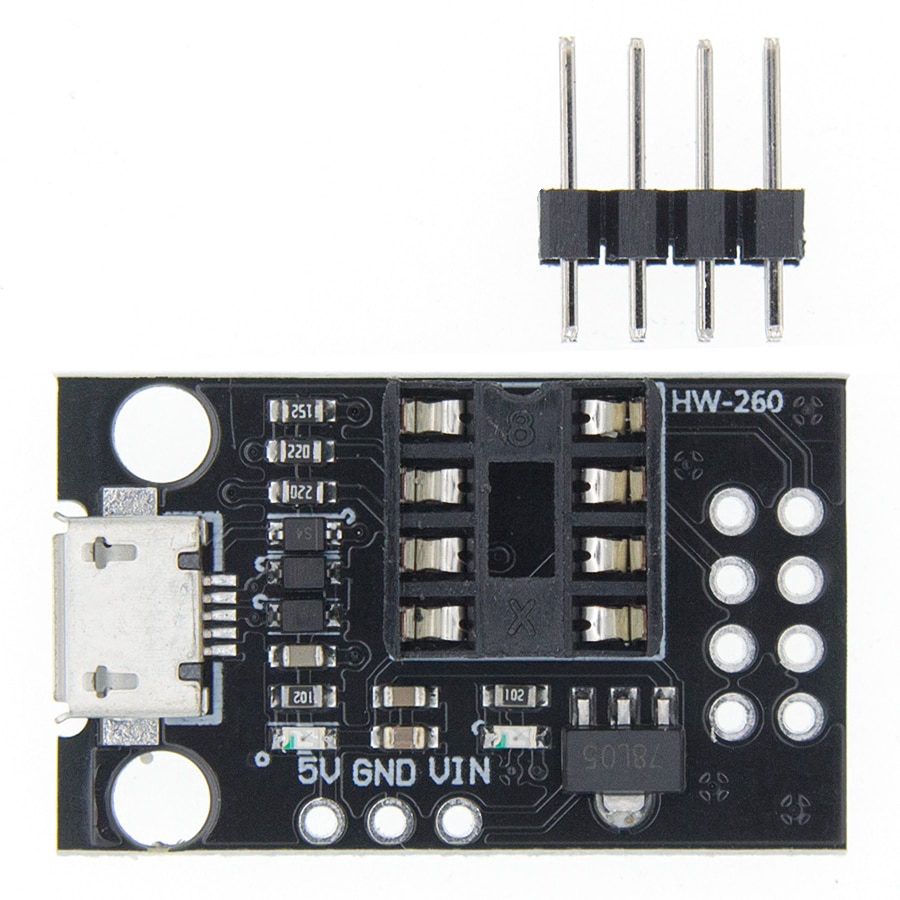 Bo Mạch Phát Triển Lập Trình Cho Attiny13A/Attiny25/Attiny45/Attiny85