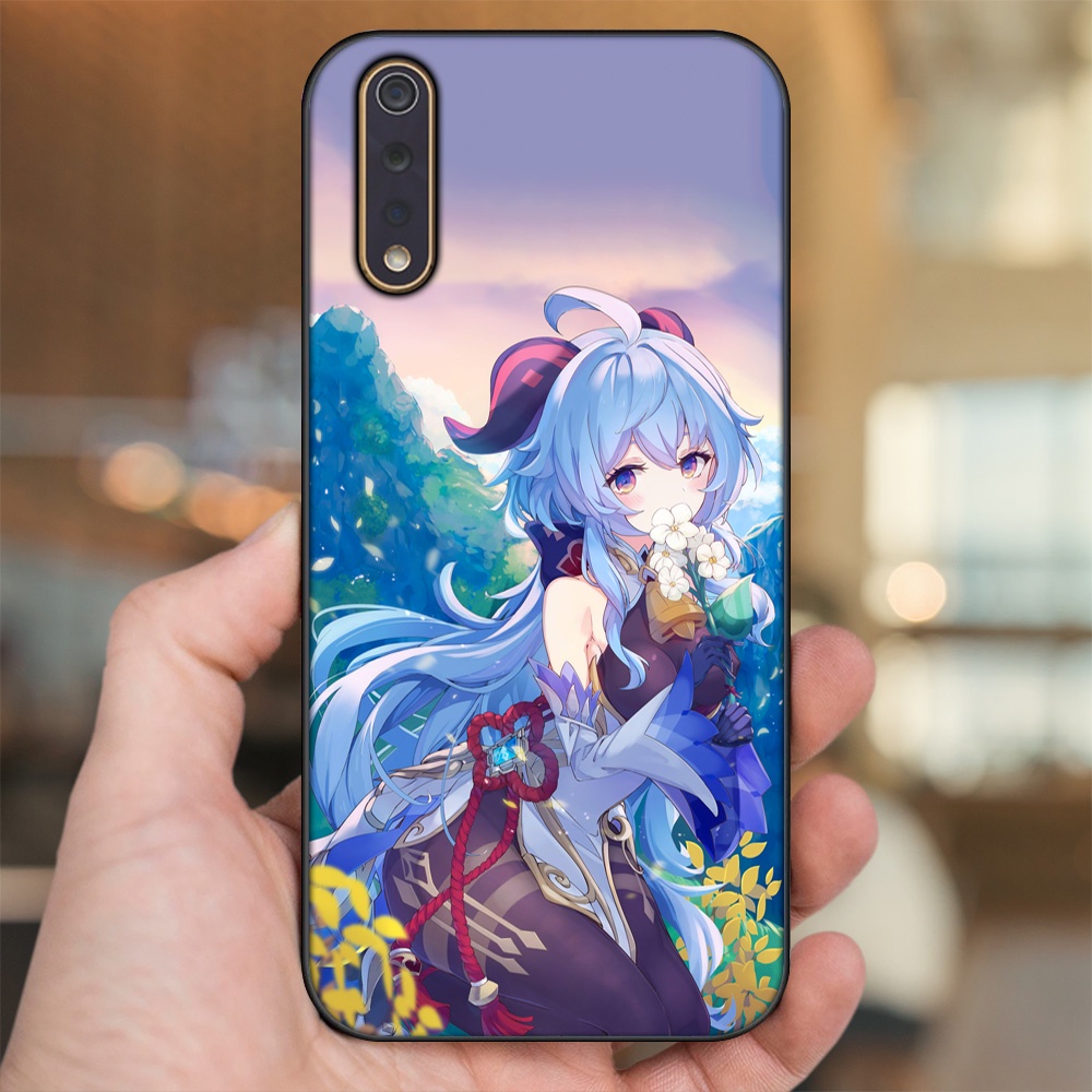 Ốp lưng Vivo S1 viền đen in hình Ganyu Genshin Impact