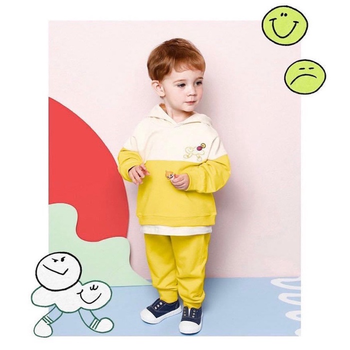 Bộ nỉ xuất Hàn dư xịn cho Bé