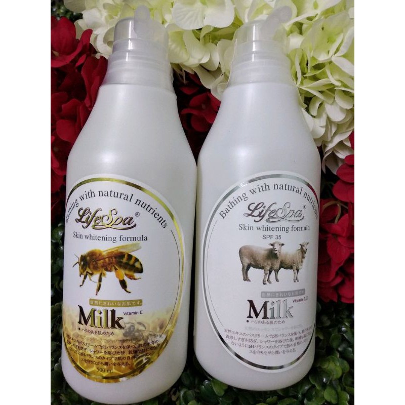 Sữa Tắm Trắng Da Milk Life Spa Nhật Bản 500ml