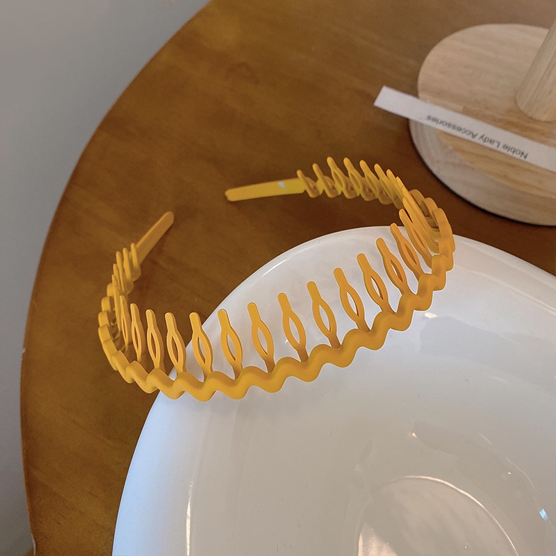 Băng đô cài tóc rửa mặt Bằng Nhựa Chống Trượt Màu Sắc Kẹo Ngọt Đơn Giản Dành Cho Nữ