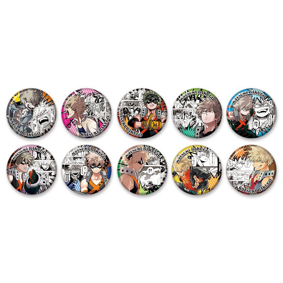 Huy hiệu IN HÌNH My hero academy Học viện anh hùng anime chibi dễ thương tiện lợi
