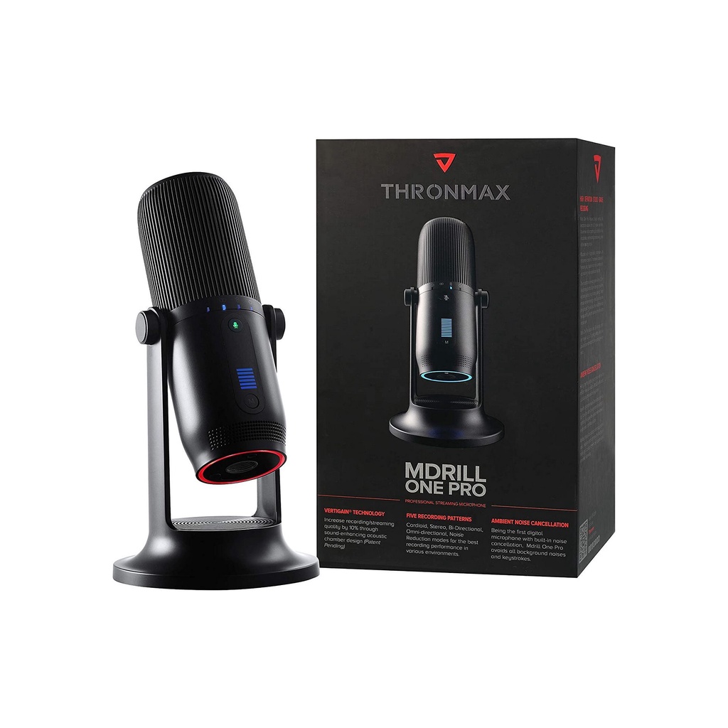 Micro Thronmax Mdrill one Pro Jet Black / Slate Gray  96khz - Hàng chính hãng