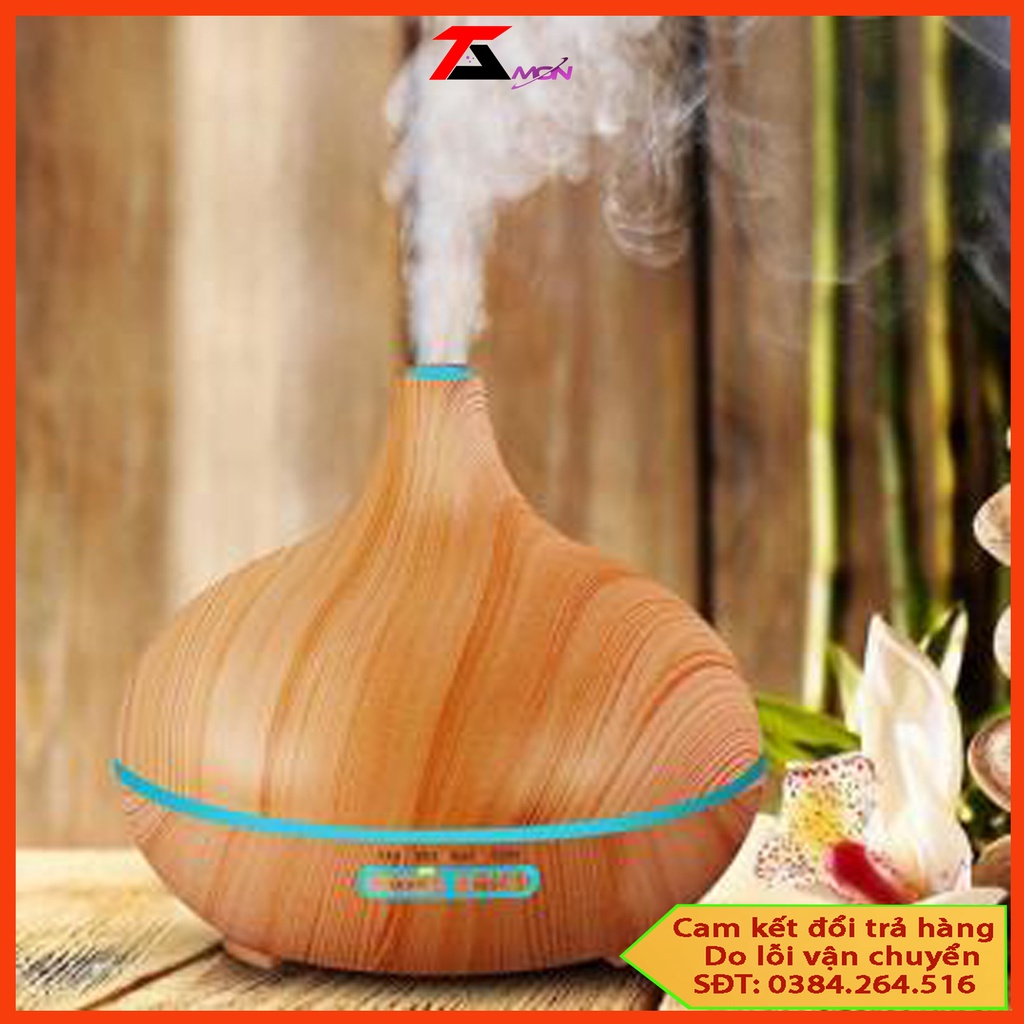 Máy Xông Tinh Dầu Phòng Ngủ Cỡ Lớn 550ml Khuếch Tán Phun Tinh Dầu Tạo Hương Thơm Nhà Cửa