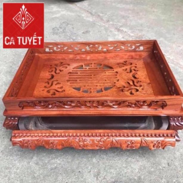 Khay trà gỗ hương
