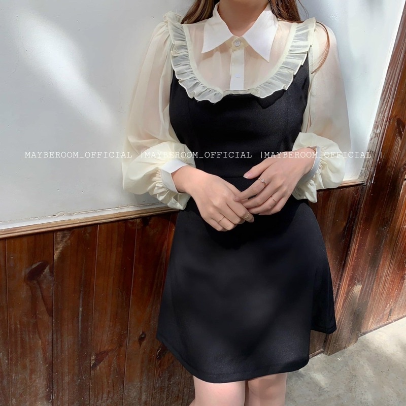 Đầm Dán Xoè Bigsize 55kg Đến 100kg (M/L/XL/XXL)