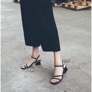 Hàng order - Dép cao gót đế vuông 5cm