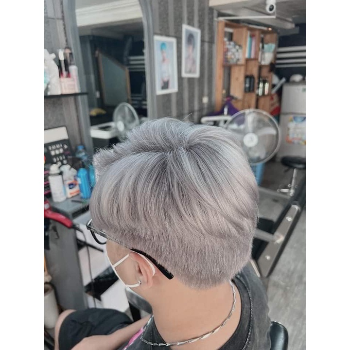 Màu Nhuộm Xám Khói Sáng Tplus, AP 8.11 Light Blonde Ash Cần Tẩy Tóc