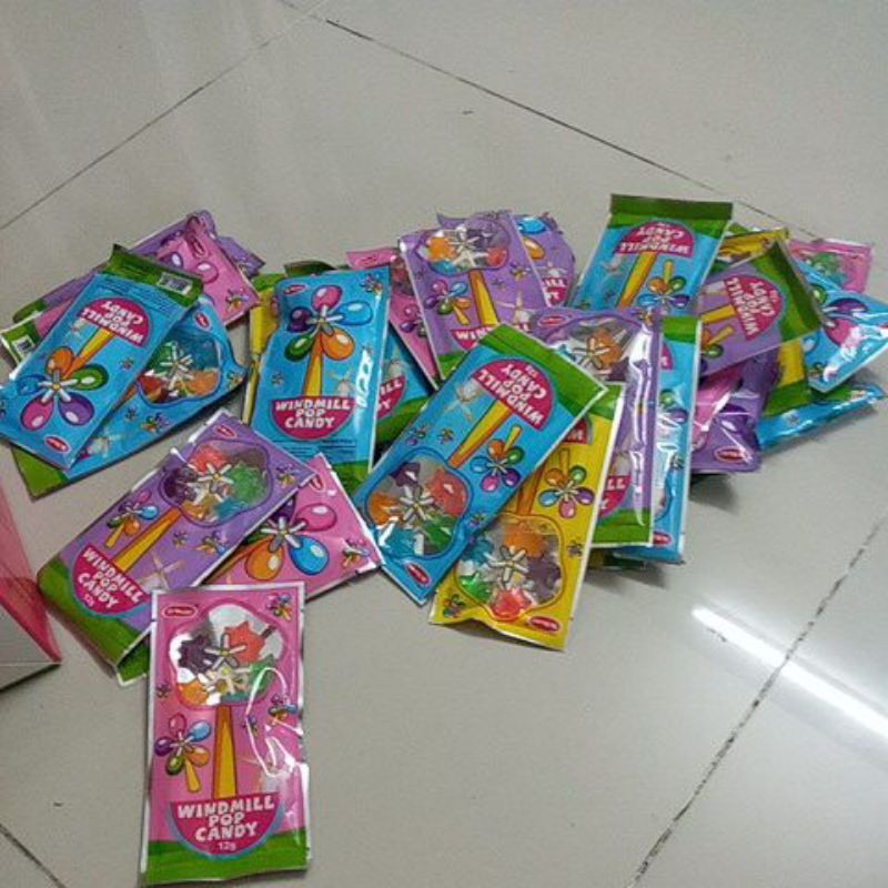 Kẹo mút hình chong chóng