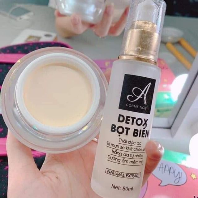 Combo Face Pháp và Detox A Comestic