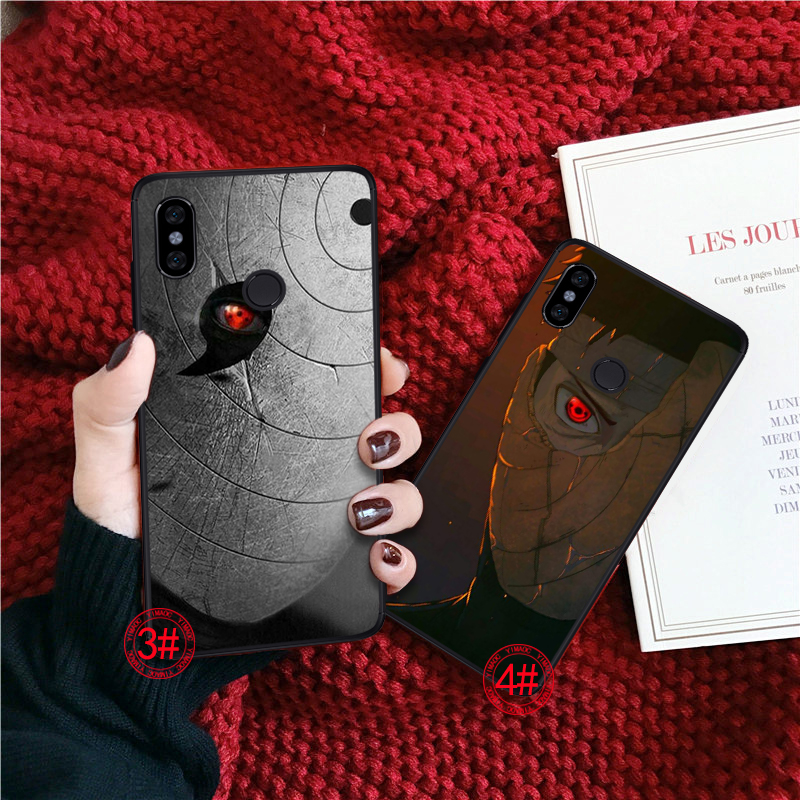 Ốp Điện Thoại Mềm Hình Naruto Uchiha Obito Cho Xiaomi Redmi 8a 9a Note 8 Pro 8t 9s 9 Pro Max