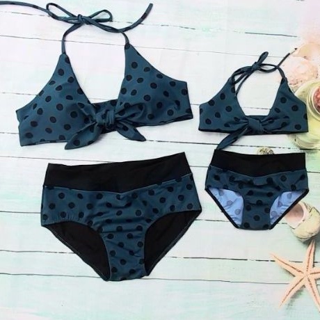 Set bikini cho mẹ và bé( có tách set)