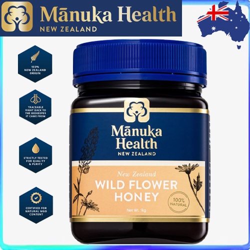 Mật ong hoa rừng Manuka Health Wild Flower Honey 500g - 1kg
