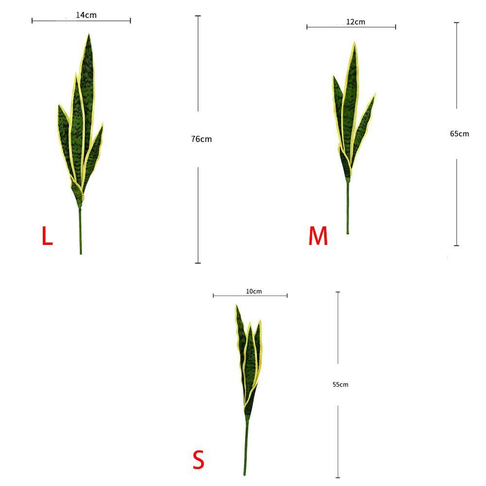 HARRIETT Lá Sansevieria Giả Nhiệt Đới Trang Trí Văn Phòng / Trong Nhà / Ngoài Trời DIY