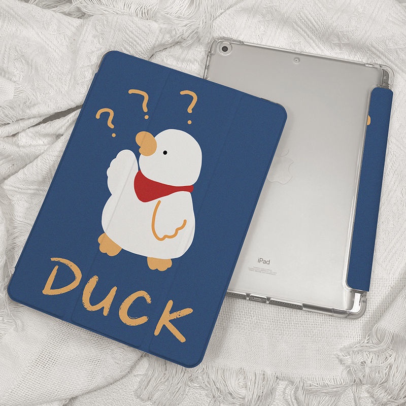 Ốp Máy Tính Bảng Chống Sốc Hình Vịt Dễ Thương Cho Ipad Mini 1/2/3/4/5/6 Air 1/2/3/4/5 Pro 10.5'' 11'' 2018 2020 2021 5/6th Gen Air 5