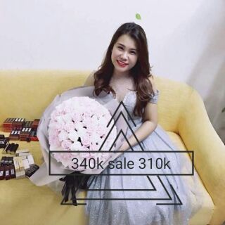 Đầm kim sa bẹt vai