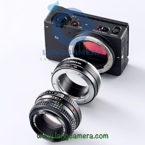 Ngàm chuyển MD-SL hiệu K&amp;F Concept (sử dụng lens Minolta MD trên máy Lumix S, Leica T, Sigma)
