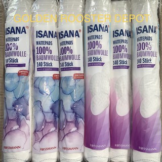 Bông tẩy trang Đức ISANA ROSSMANN 140 miếng