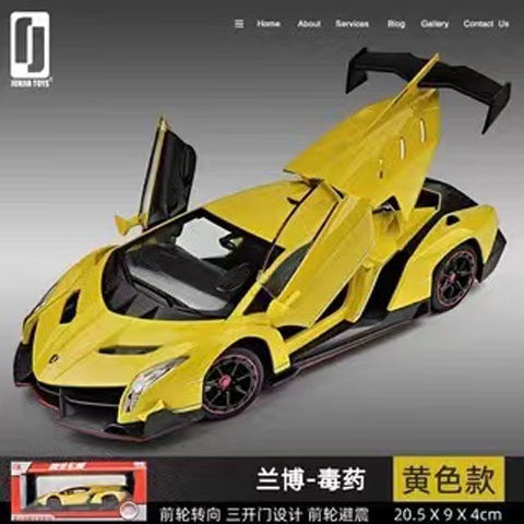 Mới Mô Hình Xe Hơi Lamborghini Veneno Poison Bằng Hợp Kim Cao Cấp Với Tỷ Lệ 1: 24