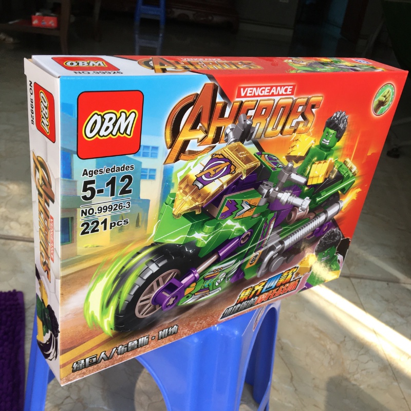 Đồ chơi lắp ghép Lego siêu motor Ironnman bộ đồ chơi lắp ráp, xếp hình mô phỏng xe motor 233 chi tiết datas