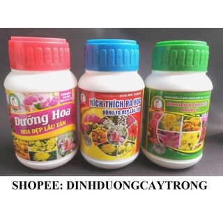 Phân bón hoa kiểng phân bón chuyên đâm chồi ra hoa, dưỡng hoa kiểng_100g