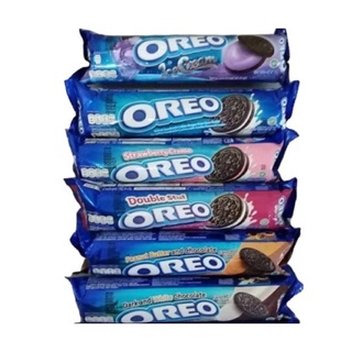 Bánh quy nhân kem Oreo thanh 133g đủ vị