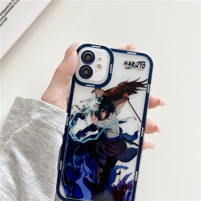Ốp Điện Thoại Mềm In Hình Naruto Cho iPhone 13 12 11 Pro Max 6 6s 7 8 Plus X Xs Max XR