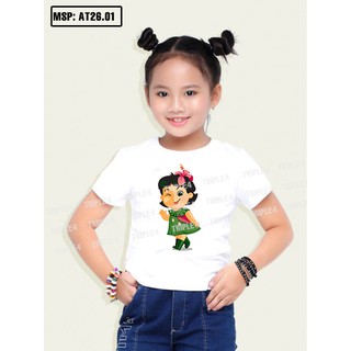 Áo Kun in hình Tám Tuốt Sữa Kun mềm mịn đủ size cho bé AT26.02