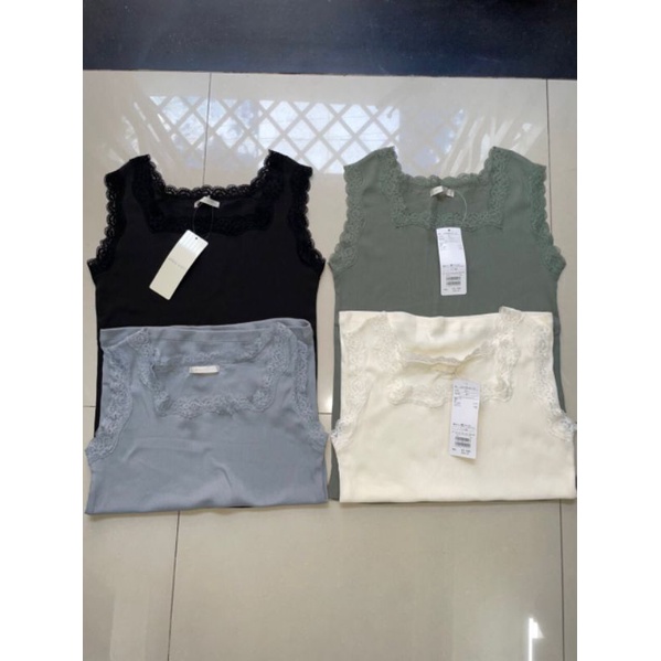 Áo ba lỗ thun gân cotton xuất Nhật