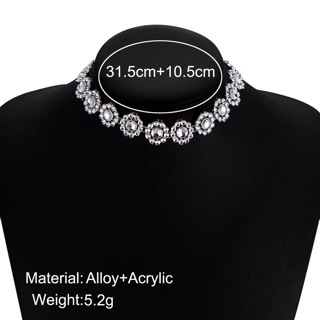 Chocker đá nhân tạo - vòng cổ mẫu mới