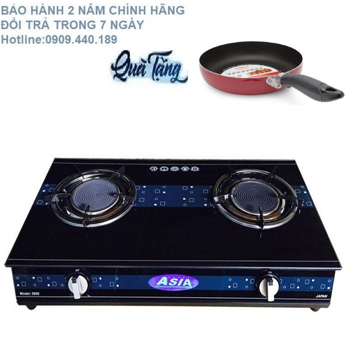 Bếp gas đôi hông ngoại 2 vòng nhiệt Asia (5600HN)