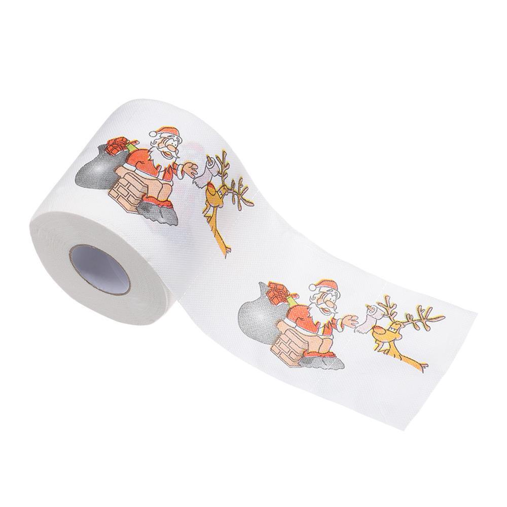 Cuộn Giấy Vệ Sinh Trang Trí Giáng Sinh Năm Mới