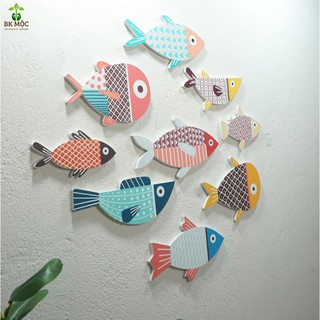 Bộ cá Decor dán tường siêu đáng yêu Formex 8ly (4 mẫu)