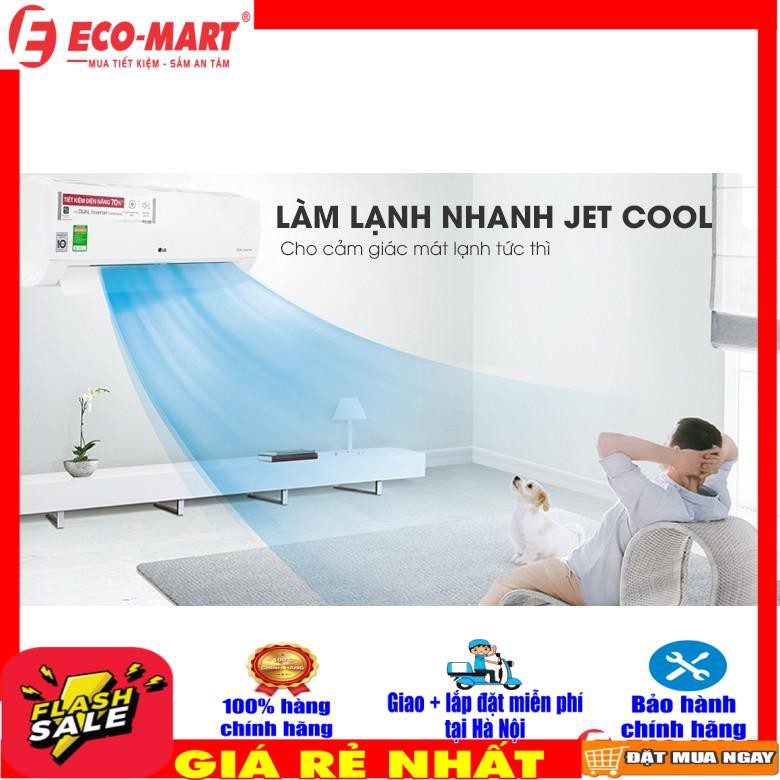 [ VẬN CHUYỂN MIỄN PHÍ KHU VỰC HÀ NỘI ]  Điều hòa LG 1 chiều Inverter 9.000BTU V10ENW