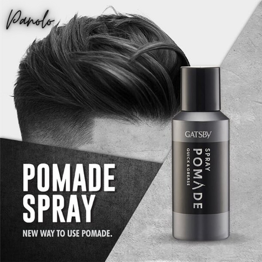 Pomade Gốc Nước Dạng Xịt Tạo Kiểu Tóc Gatsby Spray Pomade Quick &amp; Grease 150ml, Medium Shine