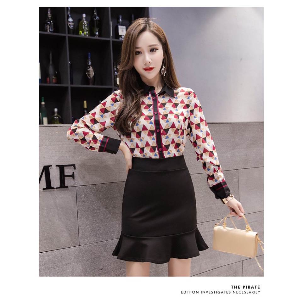 Chân váy công sở váy đuôi cá bigsize CRDCV37 màu đen dài 48cm  pyenstore