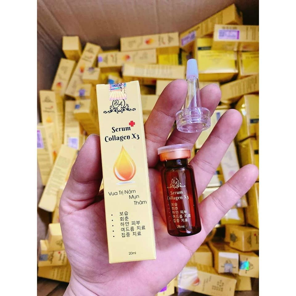 Serum Collagen X3 xóa thâm nám căng bóng da Mỹ Phẩm Đông Anh