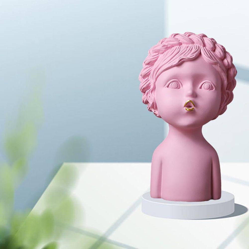 Tượng Nhựa Hình Cô Gái Trang Trí Sân Vườn