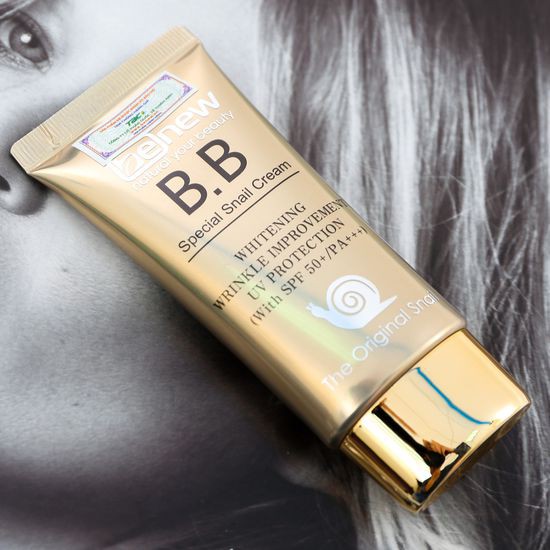 Kem Nền ốc sên BB Benew Snail Cream Chống Nhăn Và Che Khuyết điểm Spf50+ Pa+++ Hàn Quốc 50ml