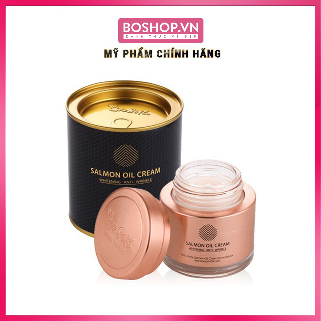 Kem Dưỡng Dầu Cá Hồi Cre8skin Salmon Oil Cream 80gr [Hàng cắt seal để kiểm tra chất lượng sản phẩm]