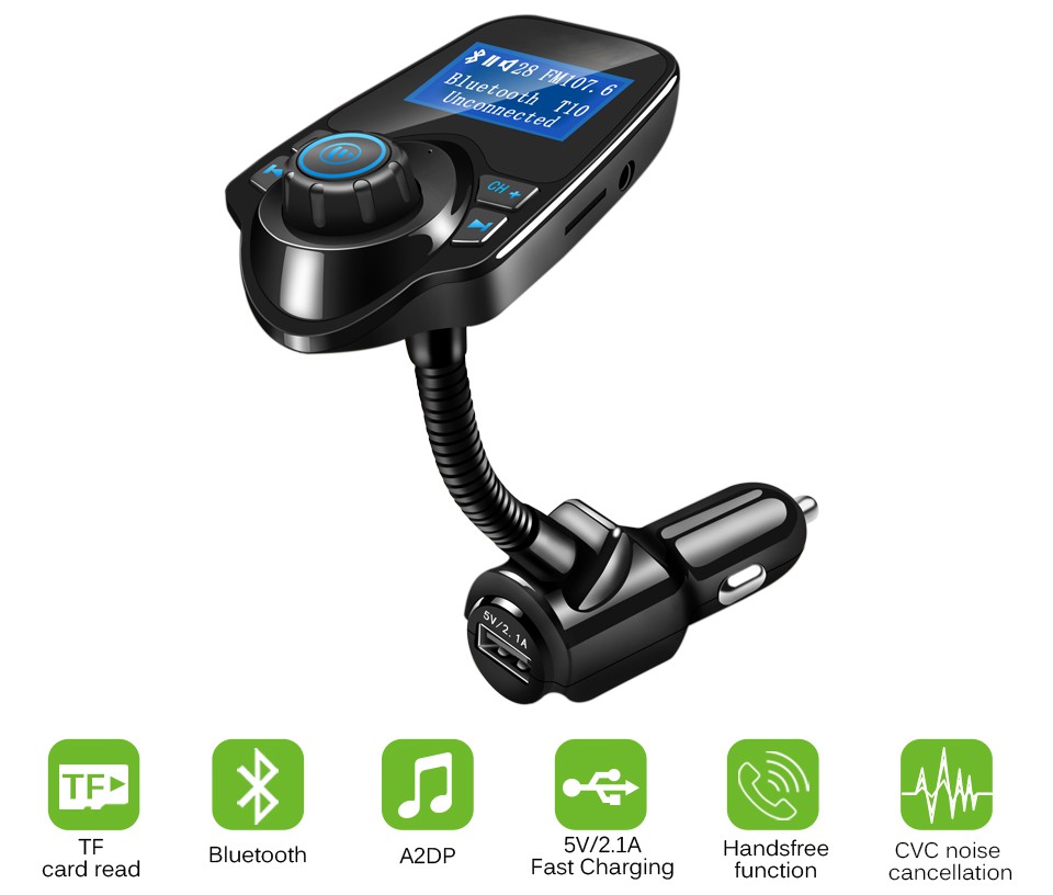 IN STOCK Bluetooth Car Kit MP3 Player Hands-free Call Wireless FM Transmitter Modulator