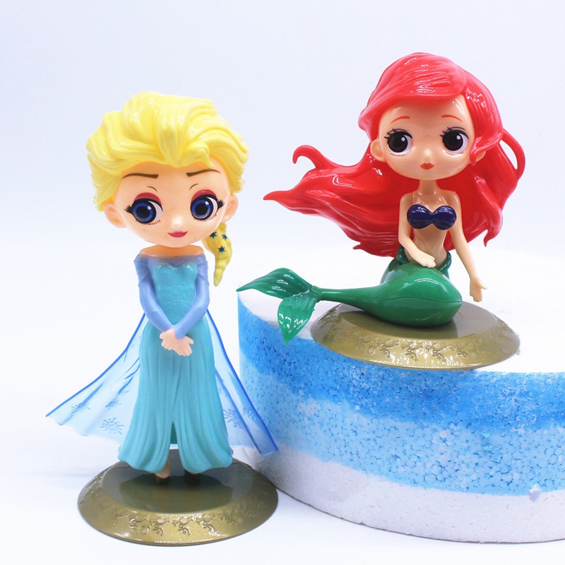 Mô hình công chúa hoạt hình trang trí bánh kem dễ thương