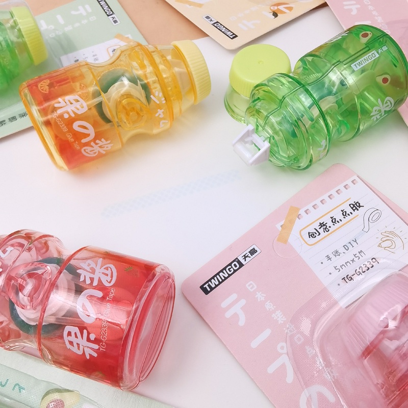 Băng Keo Hai Mặt 5M*5MM Họa Tiết Chấm Bi Dễ Thương Sáng Tạo Cho Trường Học/Văn Phòng